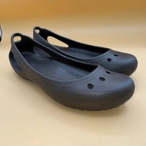 Crocs‎ Kadee Women’s Ballet Flat, Burnished Brown, Size 8, VGUC